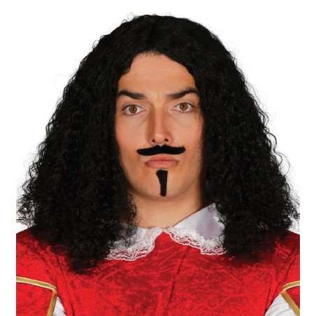 PELUCA EPOCA CON BIGOTE Y PERILLA EN CAJ